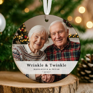 Funny Wrinkle & Twinkle Grandübergeordneten Foto K Keramik Ornament