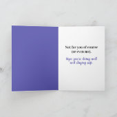 Funny Wrinkled Cat- Botox Is Essential Karte (Innenseite)