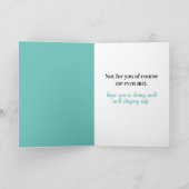 Funny Wrinkled Cat- Botox Is Essential Karte (Innenseite)