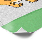 Funny Wrinkly Shar-Pei Dog Poster (Ecke)