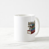 Funny Writer Author Writing I Write Books Kaffeetasse (VorderseiteRechts)