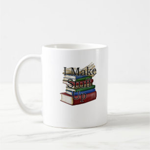 Funny Writer Author Writing I Write Books Kaffeetasse