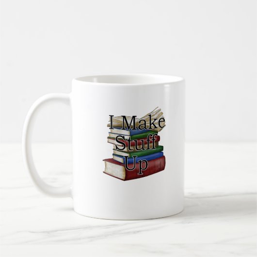 Funny Writer Author Writing I Write Books Kaffeetasse (Links)