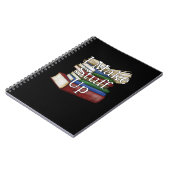 Funny Writer Author Writing I Write Books Notizblock (Linke Seite)