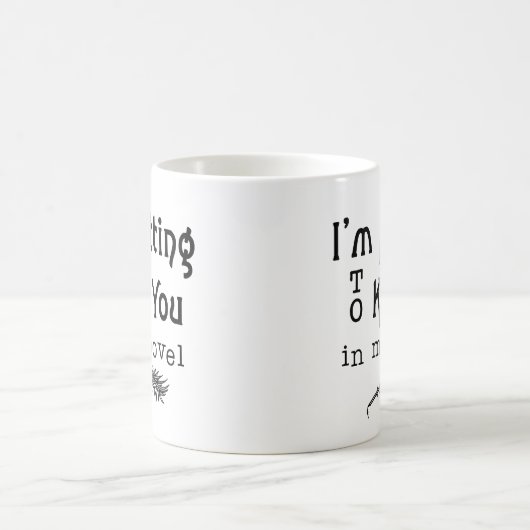 Funny Writer Plotting to Töten Sie Kaffeetasse (Mittel)