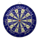 Funny Writers Authors Story Board Novelty Dartscheibe (vorne)