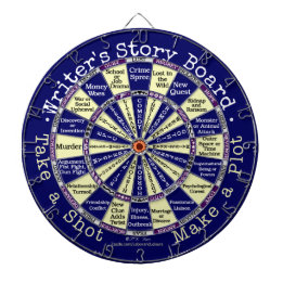 Funny Writers Authors Story Board Novelty Dartscheibe