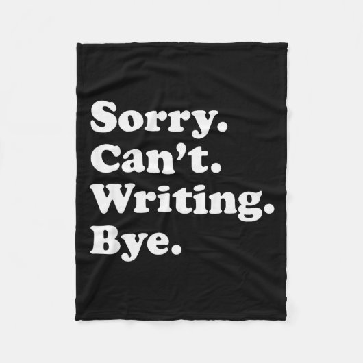 Funny Writing Writer Au Gift For Men Women Boys Or Fleecedecke (Vorderseite)