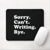 Funny Writing Writer Au Gift For Men Women Boys Or Mousepad (Mit Mouse)
