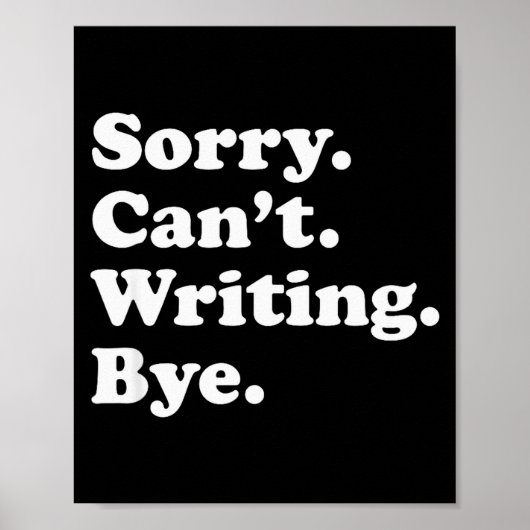 Funny Writing Writer Au Gift For Men Women Boys Or Poster (Vorne)