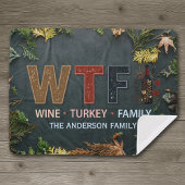 Funny WTF Wine Turkey Family Thanksgiving Sherpadecke