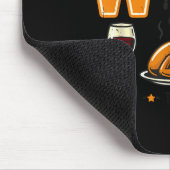 Funny Wtf Wine Turkey Football Thanksgiving Dinner Mousepad (Ecke)