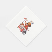 Funny Würstchen Dackel Dog Sausage Hotdog Sandwich Serviette (Ecke)