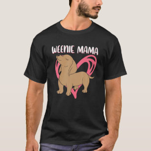 Funny Würstchen Mama Weiner Dog Dackel Fur Eltern T-Shirt