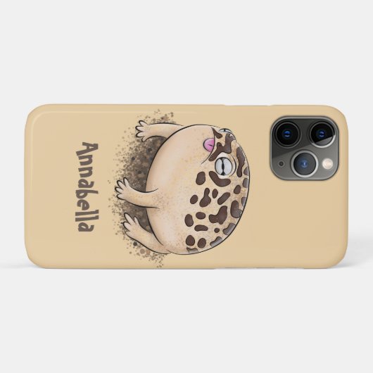 Funny Wüste Regenfrosch Cartoon Illustration Case-Mate iPhone Hülle (Rückseite (Horizontal))