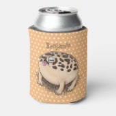 Funny Wüste Regenfrosch Cartoon Illustration Dosenkühler (Kanne Rückseite)