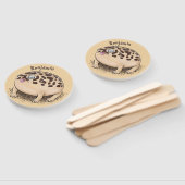 Funny Wüste Regenfrosch Cartoon Illustration Fächer (Non-assembled)