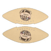 Funny Wüste Regenfrosch Cartoon Illustration Football (Paneele)