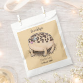 Funny Wüste Regenfrosch Cartoon Illustration Geschenktütchen (Ausgeschnitten)