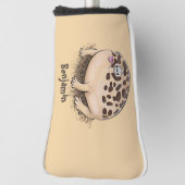 Funny Wüste Regenfrosch Cartoon Illustration Golf Headcover (Rotieren 90)