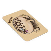 Funny Wüste Regenfrosch Cartoon Illustration Magnet (Rechte Seite)