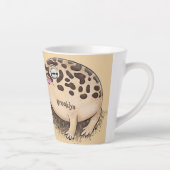 Funny Wüste Regenfrosch Cartoon Illustration Milchtasse (Rechts)