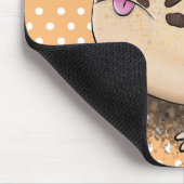 Funny Wüste Regenfrosch Cartoon Illustration Mousepad (Ecke)