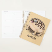 Funny Wüste Regenfrosch Cartoon Illustration Planer (Anzeige)