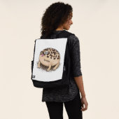 Funny Wüste Regenfrosch Cartoon Illustration Rucksack (Ausgewaschen)