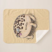 Funny Wüste Regenfrosch Cartoon Illustration Sherpadecke (Vorderseite (Horizontal))