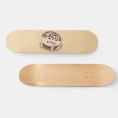 Funny Wüste Regenfrosch Cartoon Illustration Skateboard (Horizontal)