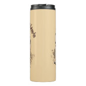 Funny Wüste Regenfrosch Cartoon Illustration Thermosbecher (Rückseite)