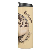 Funny Wüste Regenfrosch Cartoon Illustration Thermosbecher (Nach rechts gedreht)