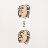 Funny Wüste Regenfrosch Cartoon Illustration Yogamatte (Vorderseite)