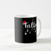Funny Xmas 2021 Fa La 8 Math Lehrer Weihnachten Kaffeetasse (VorderseiteRechts)