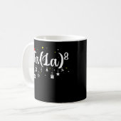 Funny Xmas 2021 Fa La 8 Math Lehrer Weihnachten Kaffeetasse (Vorderseite Links)