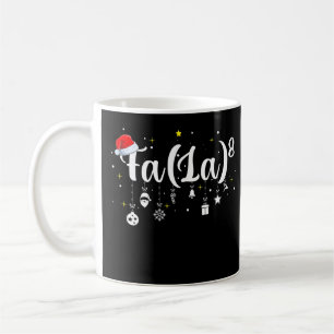 Funny Xmas 2021 Fa La 8 Math Lehrer Weihnachten Kaffeetasse