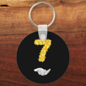 Funny Xmas 6-7 Funny 6 7 Christmas Matching 7 Boys Schlüsselanhänger (Vorderseite)