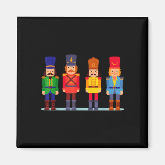 Funny xmas ballet squad toy soldier christmas magnet