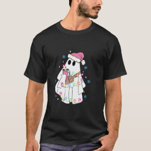 Funny Xmas Boo Jee Ghost Weihnachtsleuchten Long S T-Shirt