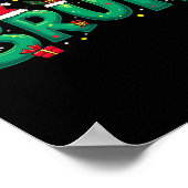 Funny Xmas Bruh Poster (Ecke)