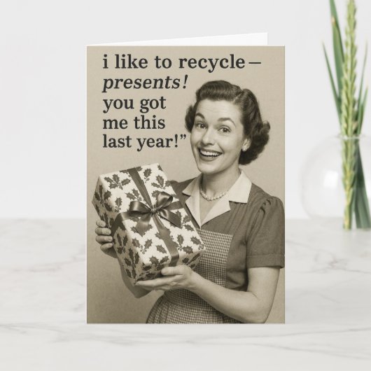 Funny Xmas card Feiertagskarte (Vorderseite)