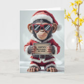 Funny Xmas Card Karte (Gelbe Blume)