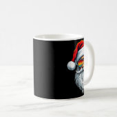 Funny Xmas Christmas In July Summer Santa Tank Top Kaffeetasse (VorderseiteRechts)