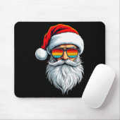 Funny Xmas Christmas In July Summer Santa Tank Top Mousepad (Mit Mouse)