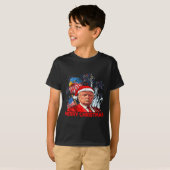 Funny Xmas Donald Trump frohe Weihnachten Funny 4. T-Shirt (Vorne ganz)