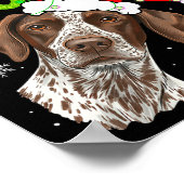 Funny Xmas Ew People Gsp Dogs Lover Pajamas Men Wo Poster (Ecke)