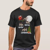 Funny Xmas Licht Tree Kirche Santa Maria delle Gra T-Shirt (Vorderseite)