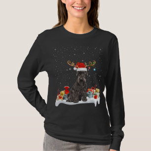 Funny Xmas Lighting Rentier Weihnachtsmannmütze Sc T-Shirt