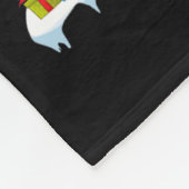 Funny Xmas Lighting Santa Camping Rv Christmas Tre Fleecedecke (Ecke)